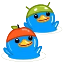 Blue Duck emoji 💃