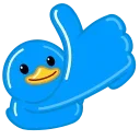 Blue Duck  emoji 👍