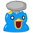 Blue Duck  emoji 😱