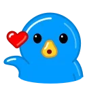 Blue Duck emoji ❤️