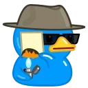 Blue Duck  emoji 💀