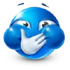 Blue Emoji emoji 😂