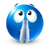 Blue Emoji emoji 🙏