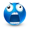 Blue Emoji emoji 🥸