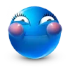 Blue Emoji emoji 😊