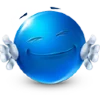 Blue Emoji emoji 🤗