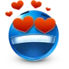 Blue Emoji emoji 😍