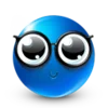 Blue Emoji emoji 🤓
