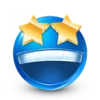 Blue Emoji emoji 🤩