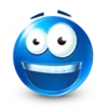 Blue Emoji emoji 🤪