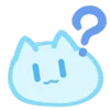 Telegram emoji Blue Nyan