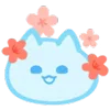 Telegram emoji Blue Nyan