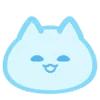 Telegram emoji Blue Nyan 