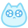 Емодзі телеграм Blue Nyan 