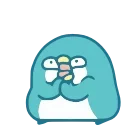 Telegram emoji Blue Penguin