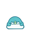 Blue Penguin emoji 😵