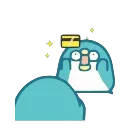 Blue Penguin emoji 🤩