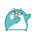Blue Penguin emoji 😉