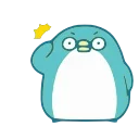 Blue Penguin emoji 🫡