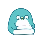Blue Penguin emoji 🕺