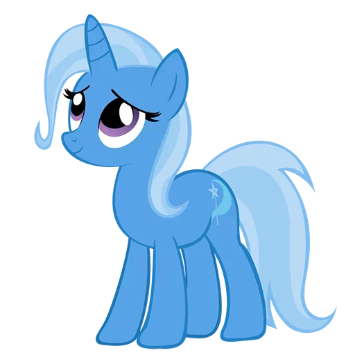 Telegram Sticker «Blue Pony» 😂
