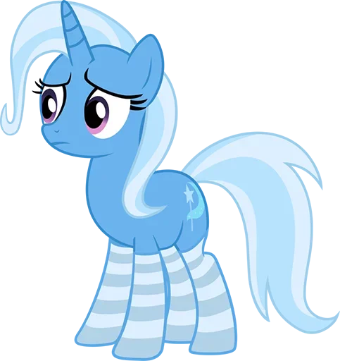 Telegram Sticker «Blue Pony» 😜
