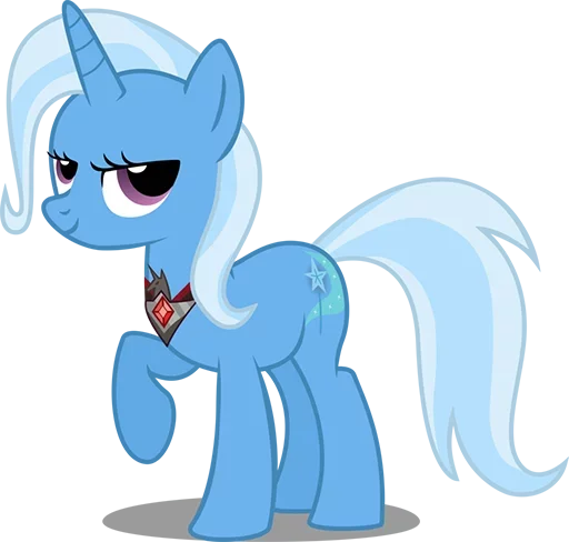 Стикер Telegram «Blue Pony» 😫