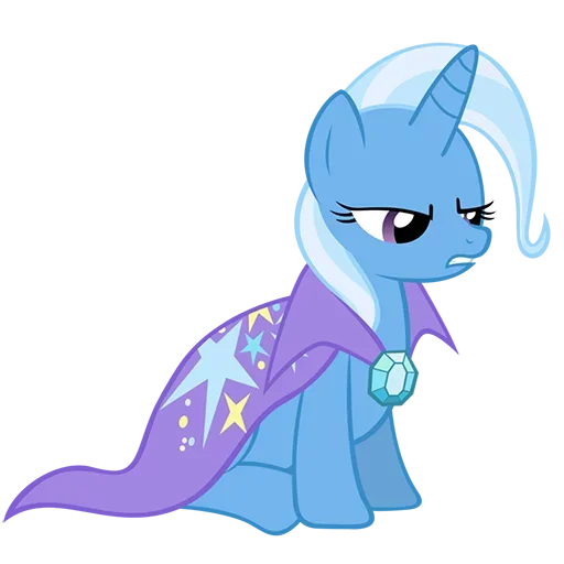 Blue Pony emoji 😧