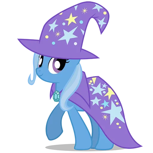 Blue Pony emoji 😆