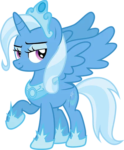 Стикер Telegram «Blue Pony» 😂