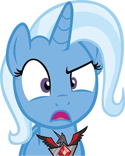 Blue Pony emoji 😊