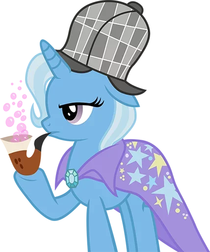 Telegram Sticker «Blue Pony» 🥶