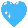 Емодзі телеграм Blue Random Emoji