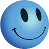 Blue Random Emoji emoji 😌