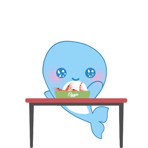 Telegram Sticker «Blue Whale Challenge» 😋