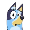 Telegram emojisi «Bluey | Блуи» 😯