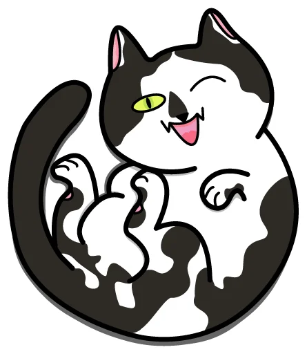 Bo-Bo Cat stiker 😜