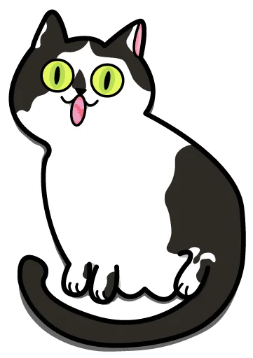 Telegram stiker «Bo-Bo Cat» 🤩