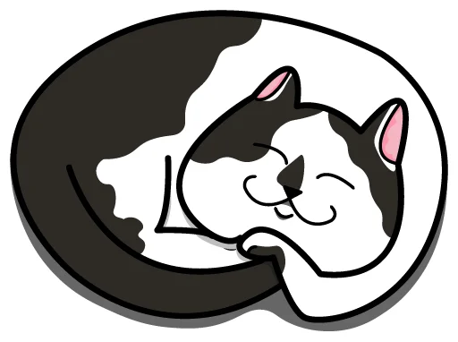 Telegram Sticker «Bo-Bo Cat» 😴