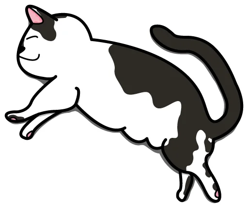 Telegram Sticker «Bo-Bo Cat» 😑