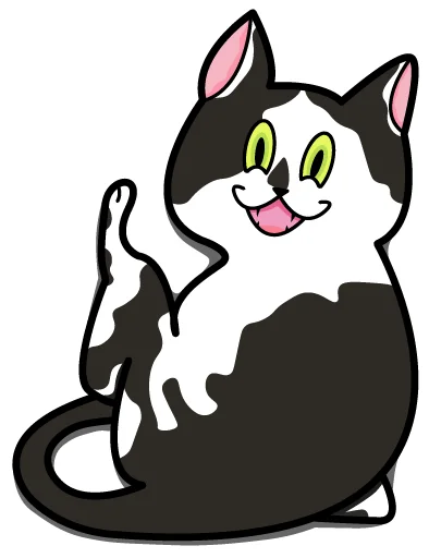 Telegram stiker «Bo-Bo Cat» 😁