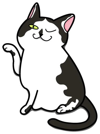 Bo-Bo Cat sticker 🧐