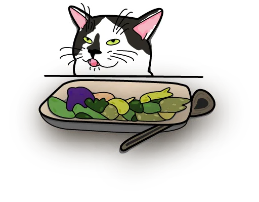 Telegram Sticker «Bo-Bo Cat» 🤢