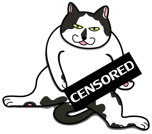 Bo-Bo Cat sticker 😏