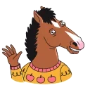 BoJack Horseman stiker 👋