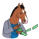 BoJack Horseman emoji 🤑