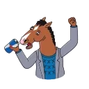 BoJack Horseman emoji ☕️