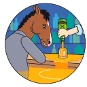 BoJack Horseman stiker 🥃