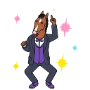 BoJack Horseman emoji 🕺