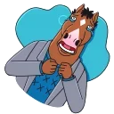 BoJack Horseman emoji 😭